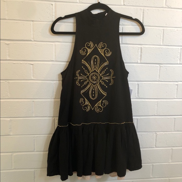 Embroidered Mini Dress Beautiful! - Picture 5 of 11